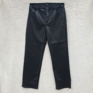 Express Women's Size 12R Black Modern Straight Super High-Rise Pants Trousers